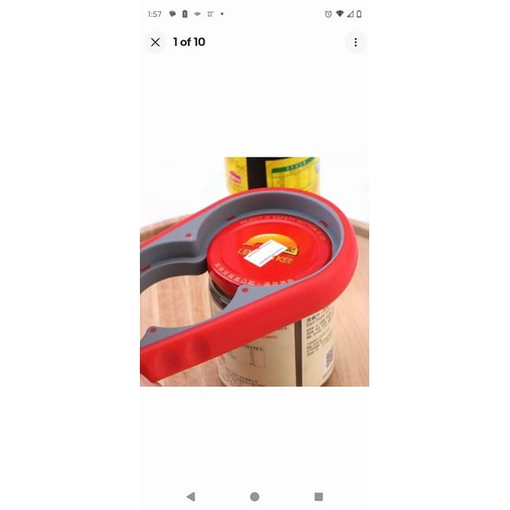 4 In 1 Quick Jar Rubber Opener Lid Bottle Cap Grip Twister Remover (2 Pack)