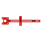 4 In 1 Router Cutting Aluminum Alloy Woodworking Tool For Grooving And Center Punching With Automatic Alignment For Precise Cuts And Versatile