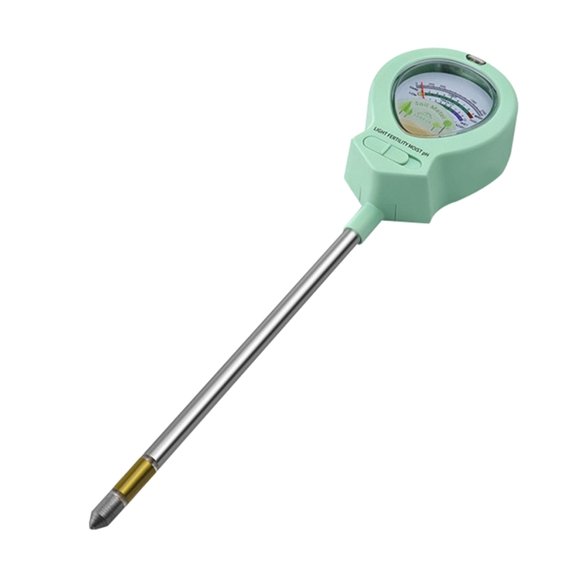 4 In 1 Soil Light Fertility Tester For Plant Care Large Display Fast Response For Indoor Outdoor Gardening ABS