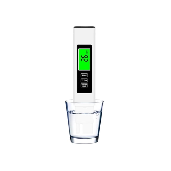 4 In 1 TDS Meter Digital Water PH Meter 0-9990PPM High Precision Digital Water Quality Tester Aquarium Swimming Pool PH Tester