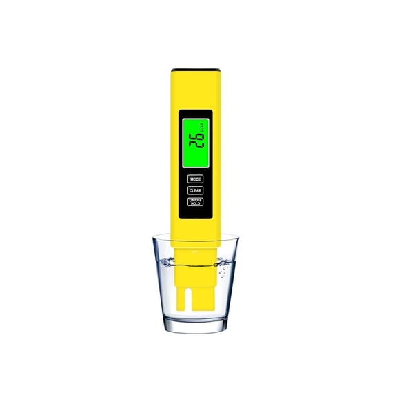 4 In 1 TDS Meter Digital Water PH Meter 0-9990PPM High Precision Digital Water Quality Tester Aquarium Swimming Pool PH Tester