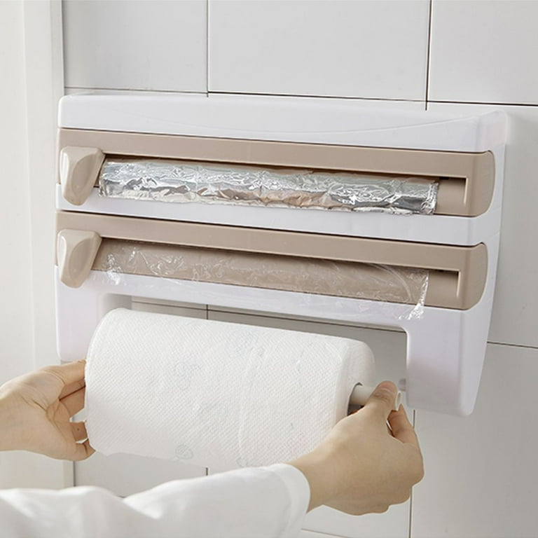 Shop Towel Holder with Built In Shelf 