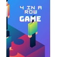 thumbnail image 1 of 4 In A Row Game Note Pad: 4 In A Row Puzzle Games For Kids Age 4 - 8, (Paperback), 1 of 1