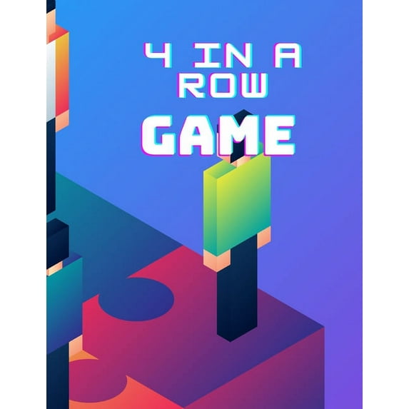 4 In A Row Game Note Pad: 4 In A Row Puzzle Games For Kids Age 4 - 8, (Paperback)