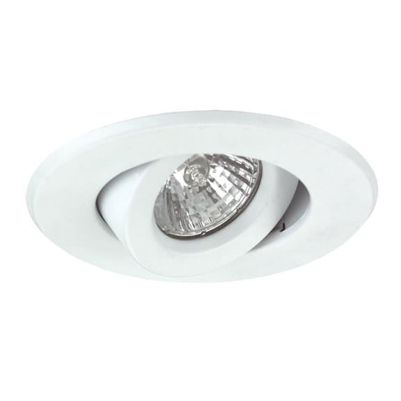 4 In. Low-volt White Gimbal Ring