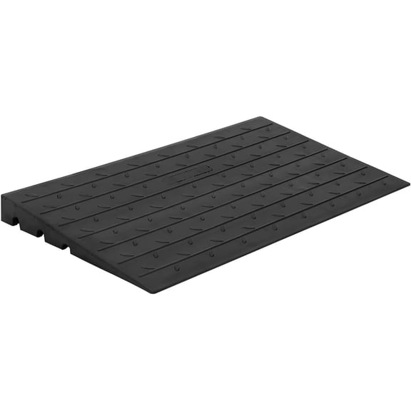 4 In Rubber Threshold Ramp 3000 lb Non-Slip Doorway Ramp for Wheelchair and Scooter