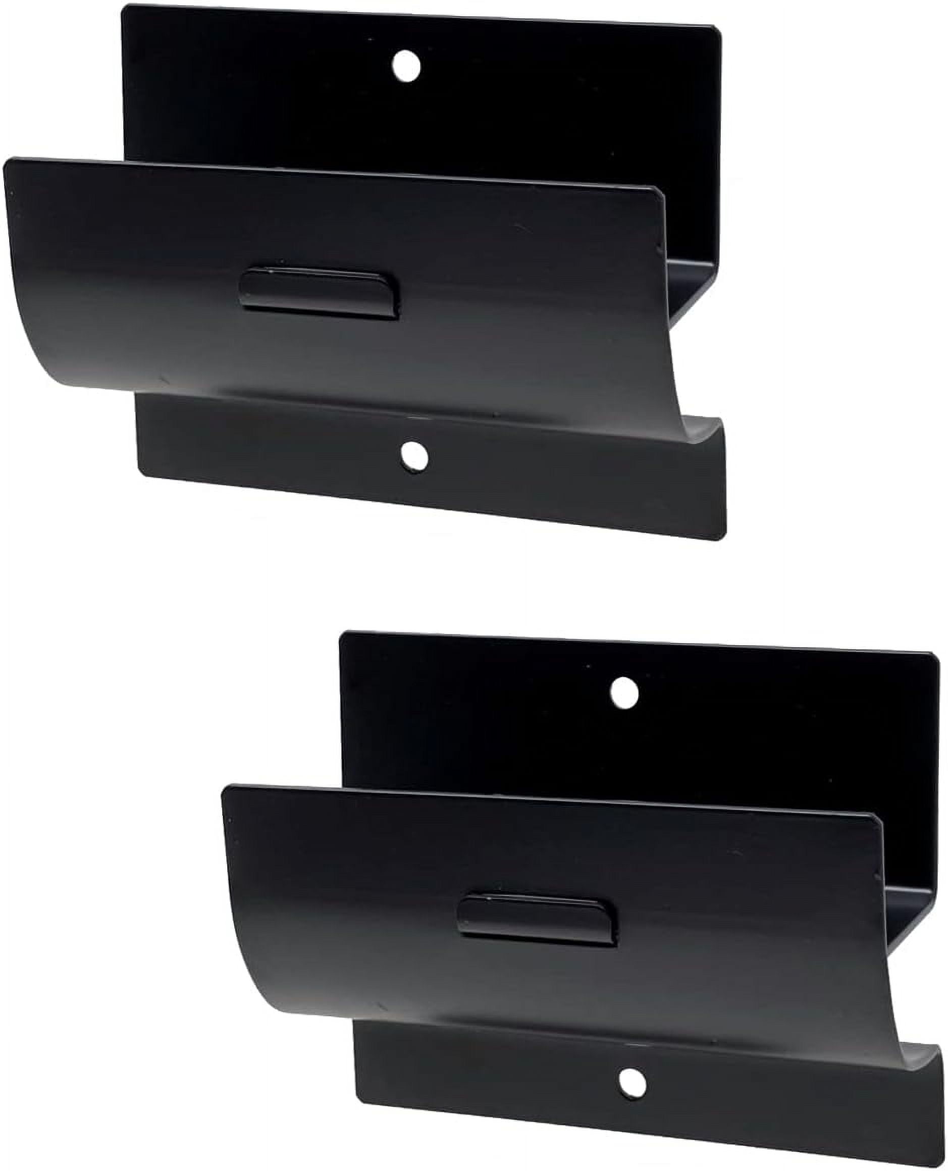 4In Steel Wall Mount Ladder And Wheelbarrow Hanger, Matte Black, Pack