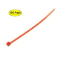 thumbnail image 1 of 4-Inch 0.09-Inch Red Nylon Cable Ties Self-Locking Zip Ties 100 Pack, 1 of 5
