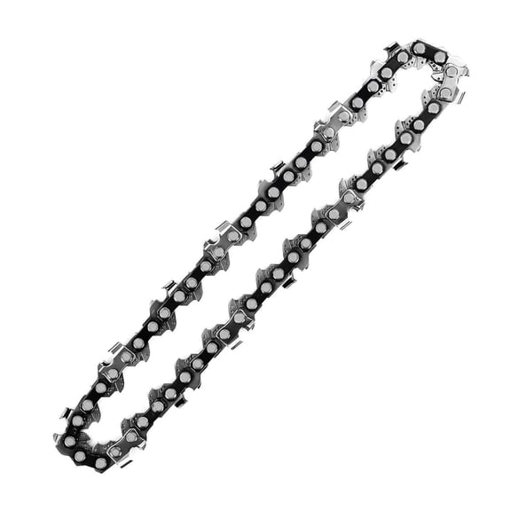 4-Inch 1/4 inch Guide Saw Chain Mini Chainsaw Chain for 4 Inch Cordless Electric Protable Battery Handheld Chainsaw,1 * saw chain,Silver&black