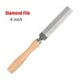 thumbnail image 1 of 4 Inch 100mm Diamond File For Diamond Wood Carving Metal Glass Grinding Tool Woodworking Rasp Hand Filing Tool, 1 of 3