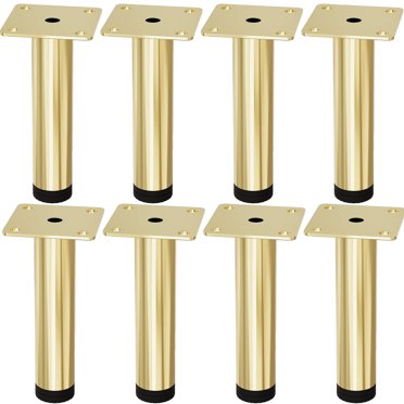 VEVOR 28 Inch Adjustable Furniture Legs, Square Reinforced Steel Office