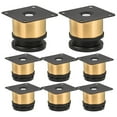 thumbnail image 1 of 4 Inch / 10cm Metal Furniture Legs, Btowin VCF 8Pcs Round Adjustable Stainless Steel Furniture Feet DIY Replacement Support Leg for Table Cabinet Kitchen TV Stand Desk, 1 of 7