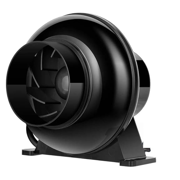 4 Inch 195 CFM Inline Duct Ventilation Fan Vent Blower For Grow Tent Box/ Greenhouse/ Basement/ Kitchen ,Easy to Install