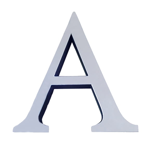 4 Inch 26 Letters 3D Acrylic Alphabet Mirror Wall Sticker Artistic Letter Self-Adhesive Art Letter Sign for Wall Home Bedroom Living DIY Home Decoration, Light Gold(A)