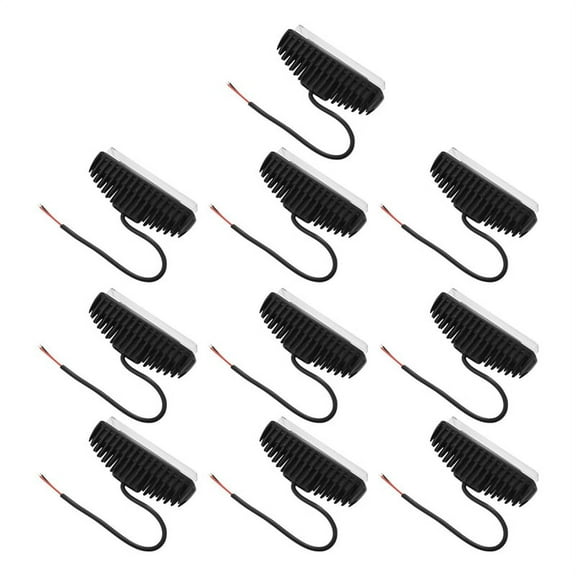 4 Inch 30W Blue Line LED Forklift Truck Car Warning Lamp Working Light Bar Warehouse Danger Area Light,(10Pcs)