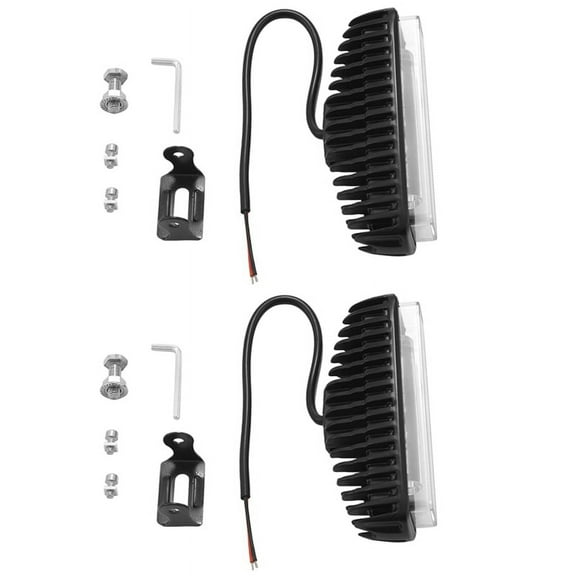 4 Inch 30W Blue Line LED Forklift Truck Car Warning Lamp Working Light Bar Warehouse Danger Area Light, (2Pcs)