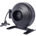 thumbnail image 1 of 4-Inch 316 CFM Inline Duct Fan: Air Circulation Vent Blower for Hydroponics, Basements, and Kitchens, 1 of 6