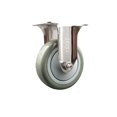 thumbnail image 1 of 4 Inch 316SS Gray Polyurethane Wheel Rigid Top Plate Caster Service Caster, 1 of 2