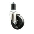 thumbnail image 1 of 4 Inch 316SS Hard Rubber Wheel Swivel 1-7/8 Inch Expanding Stem Caster SCC, 1 of 2