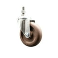 thumbnail image 1 of 4 Inch 316SS High Temp Glass Filled Nylon Swivel 10mm Threaded Stem Caster, 1 of 2