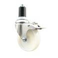 thumbnail image 1 of 4 Inch 316SS Nylon Wheel Swivel 1-5/8 Inch Expanding Stem Caster Lock Brake SCC, 1 of 2