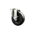 thumbnail image 1 of 4 Inch 316SS Soft Rubber Wheel Swivel Bolt Hole Caster Service Caster Brand, 1 of 2