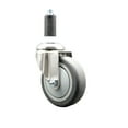 thumbnail image 1 of 4 Inch 316SS Thermoplastic Rubber Wheel Swivel 1-3/8 Inch Expanding Stem Caster, 1 of 2