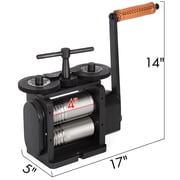 4 Inch 5 Inch Rolling Mill Wire Flat Pattern Press Sheet Metal Jewelry Making 41 Press Tabletting Tool for Repair Design ,Easy to Use