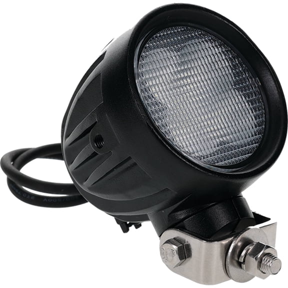 4 Inch 50W Round LED Flood Beam with Swivel Mount Compatible with 12-24 Volt Tractor Truck Off-Road 3500 Lumens IP68 Waterproof Dustproof 50000 Hour LED Work Light TL150 Direct Fit