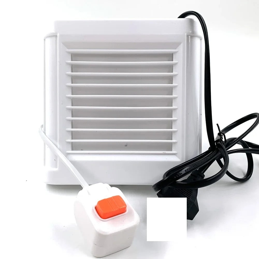 4 Inch 6 Inch Mute Bathroom Extractor Exhaust Fan Kitchen Toilet Wall Window Ventilation Fans With Power Cable ,Easy Installation