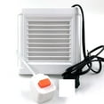 thumbnail image 1 of 4 Inch 6 Inch Mute Bathroom Extractor Exhaust Fan Kitchen Toilet Wall Window Ventilation Fans With Power Cable ,High Performance, 1 of 7