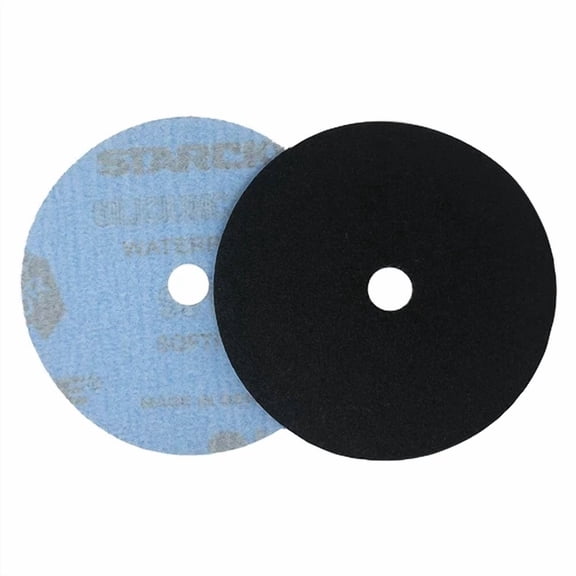4 Inch 80 Grit Silicon Carbide Sanding Disc, Hook And Loop Backed  10 Pack