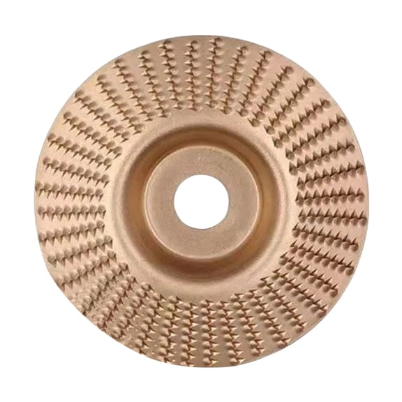 4 Inch Angle Grinder Wood Carving Disc Heavy Duty High Carbon Steel Stump Grinder Wheel for Shaping and Cutting Wood （Bevel）