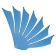 thumbnail image 1 of Uxcell 4 Inch Arrow Vanes, 20 Pack Turkey Feather Fletching Archery Fletch Right Wing for Hunting Target Shooting, Black Blue, 1 of 5