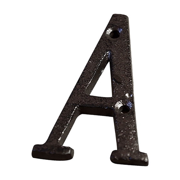3 Inch Black Metal Letters, Modern Metal House Numbers, Black Door Numbers, Outdoor Mailbox Numbers, Metal Black House Address Letters and Numbers for House Office Apartment Outside