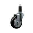 thumbnail image 1 of 4 Inch Black Poly Wheel Swivel 1-1/4 Inch Expanding Stem Caster SCC, 1 of 2