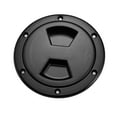 thumbnail image 1 of 4 Inch Boat Inspection Deck Plate Hatch Marine Round Inspection Hatch Deck Plate with Detachable Cover Water Tight Black, 1 of 6