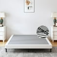 4 Inch Box Spring King Size Bed Base, Heavy Duty Metal Frame Mattress