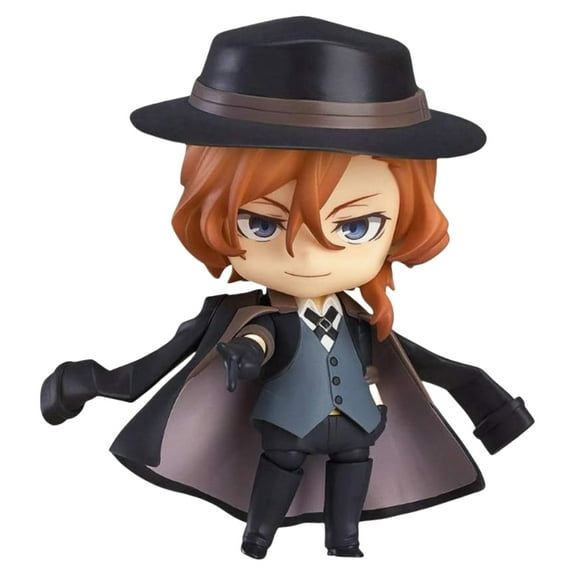 4-Inch Bungo Stray Dogs Chuya Nakahara Nen-doroid Action Figure, Multicolor