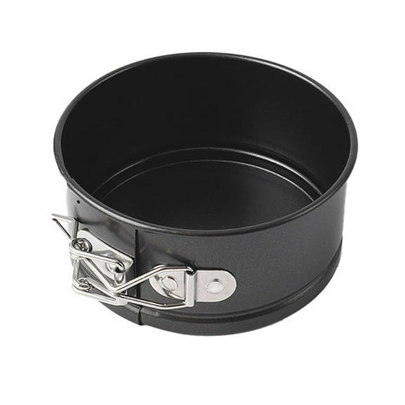 4 Inch Cake Pan Removable Bottom Locking Heart & Round Molds - For Home Baking