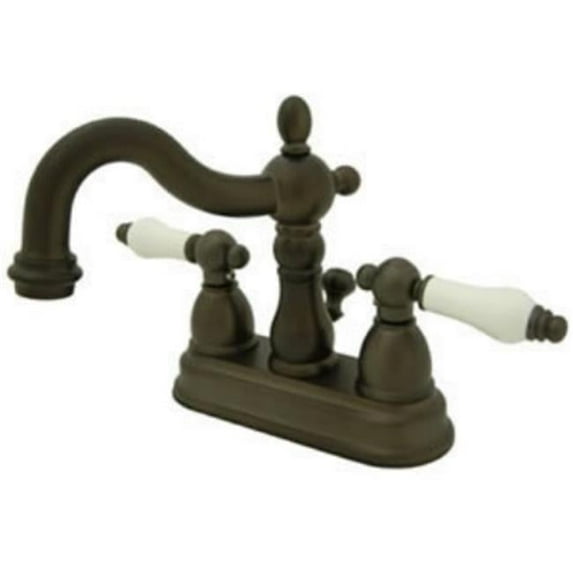 4 Inch Center Set Lavatory Faucet With Brass Pop-Up - Oil Rubbed Bronze Finish