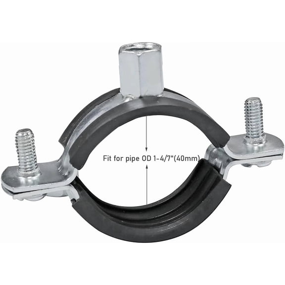 4 Inch Chimney Pipe Support Bracket, Adjustable Vent Wall Strap, Stainless Steel Stove Pipe Hanger for 4 Inch Single Wall Pipes