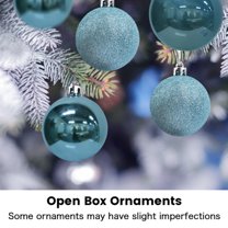 4-Inch Christmas Mystery Ball Surprise Box, 4-Pack Collectible Holiday Ornaments for Tree Decor & Gifts