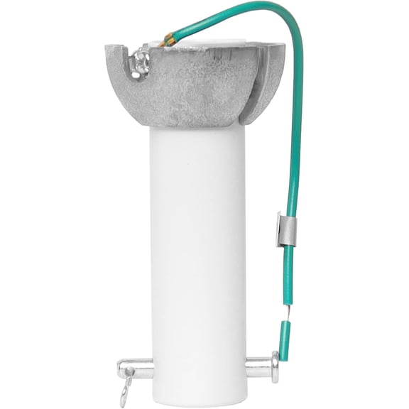 4 Inch Classic White Ceiling Fan Downrod, NON-THREADED Extension Rod with Hanger Ball & Pin Kit, 1-Inch Outside Diameter (OD) Pole