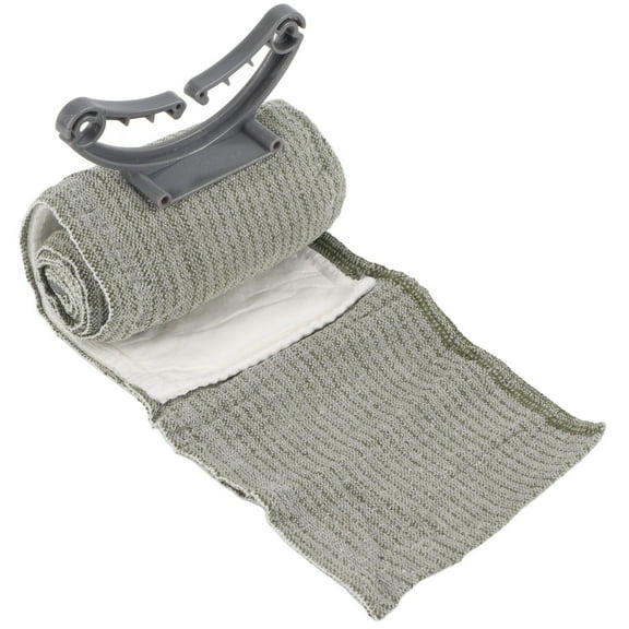 4 Inch Compression Bandage Trauma Wound Dressing Emergency Hemostatic Control Bandage for Outdoors