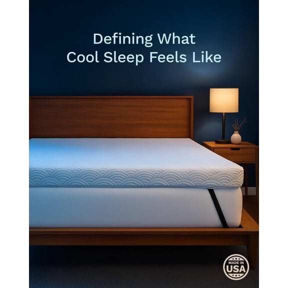 4 Inch Cooling Memory Foam Mattress Topper - Copper Infused