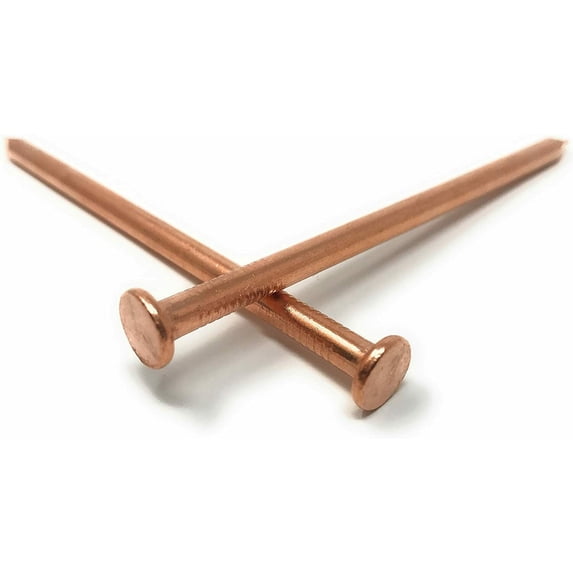Dubbs Hardware 4 Inch Pure Copper Nails - 12 Pack for Tree & Stump ...