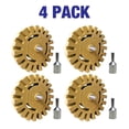 thumbnail image 1 of 4 Inch Decal Remover Eraser Wheel with Adapter Quantity: 4 - 7092-4Pack, 1 of 8