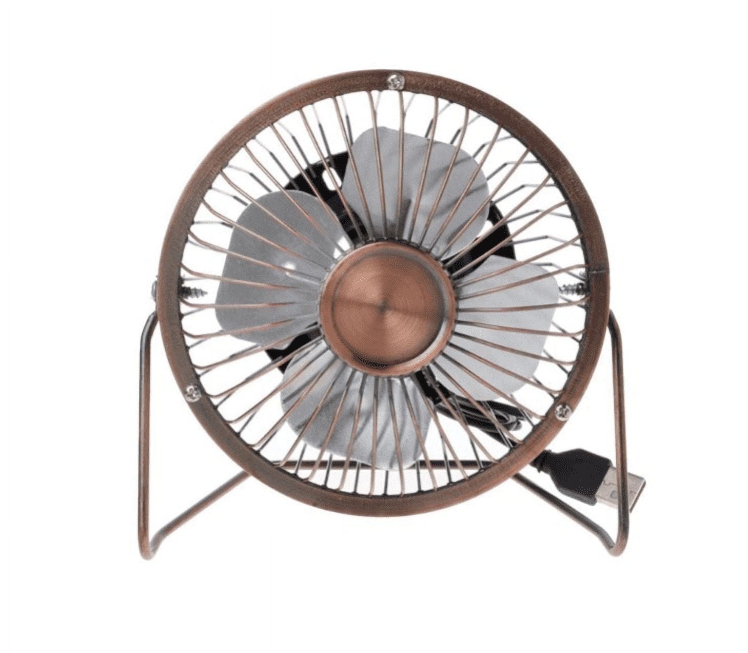 4-Inch Desk Fan Small Quiet Table Fan USB Powered Mini High Velocity ...