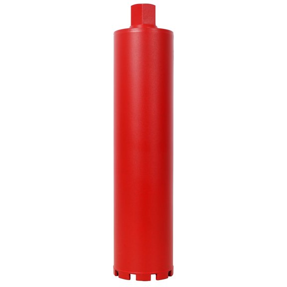 4 Inch Diamond Core Drill Bits,1-1/4"-7 Thread Diamond Core Bit for Cured Concrete with Rebar, Hard Masonry, Brick Block, Stucco, Stone,Flat